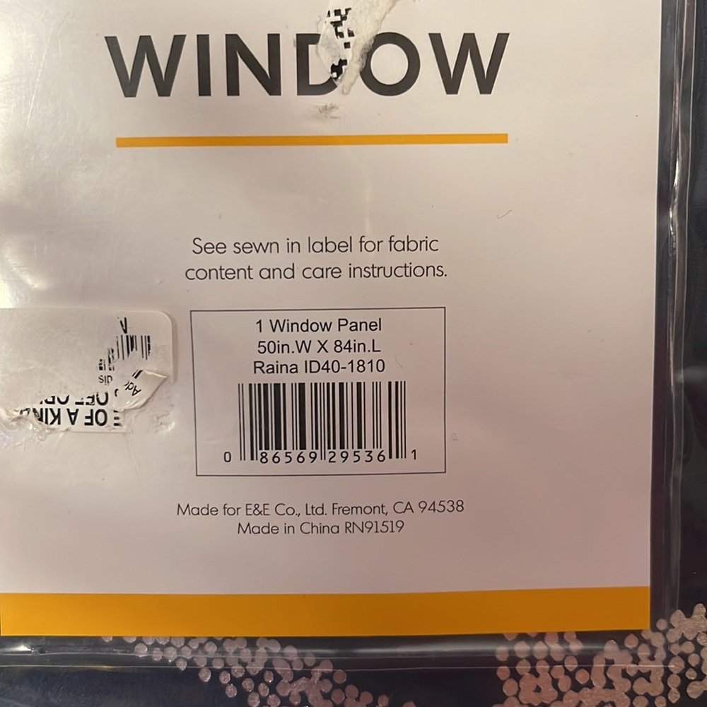 NWT - Intelligent Design - Window Panel (one panel only) - Picture 8 of 8